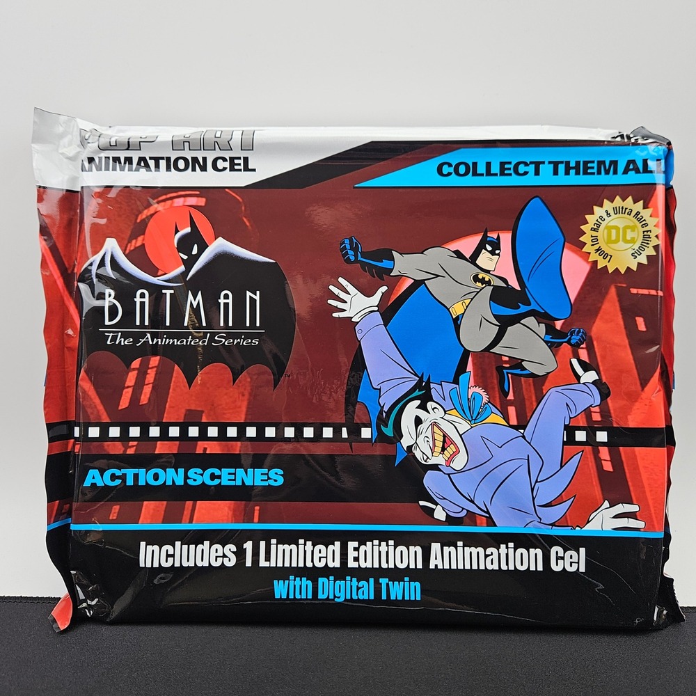 Batman The Animated Series Pop Art Animation Cel Mystery Pack Sealed 8x10 New